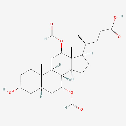 (3alpha,5beta,7alpha,12alpha)-7,12-Bis(formyloxy)-3-hydroxycholan-24-oic acid (CAS: 64986-86-3) - Related Chemical Product