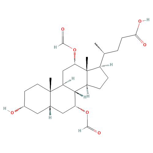 (3alpha,5beta,7alpha,12alpha)-7,12-Bis(formyloxy)-3-hydroxycholan-24-oic acid (CAS: 64986-86-3) - Related Chemical Product