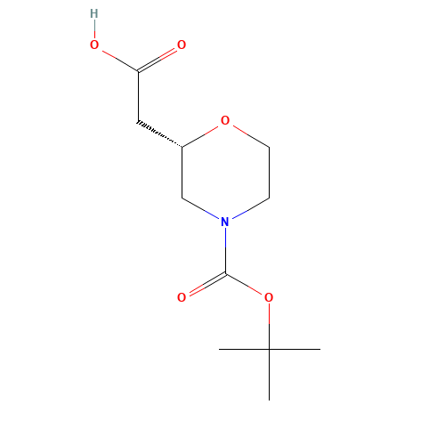 (S)-N-Boc-Morpholine-2-acetic acid (CAS: 1257850-82-0) - Related Chemical Product
