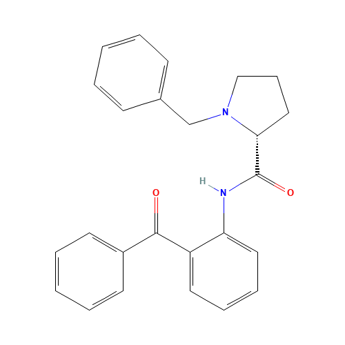 (R)-N-(2-Benzoylphenyl)-2-benzyl-prolinamide (CAS: 105024-93-9) - Related Chemical Product