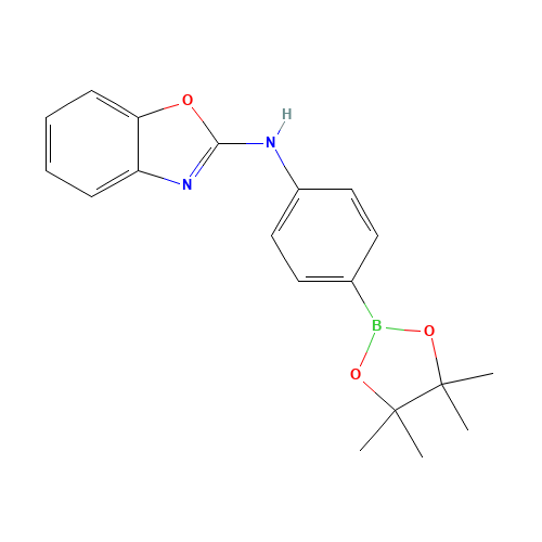 N-(1,3-Benzoxazol-2-yl)-N-[4-(4,4,5,5-tetramethyl-1,3,2-dioxaborolan-2-yl)phenyl]amine (CAS: 330793-73-2) - Related Chemical Product