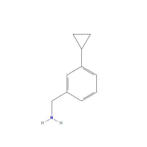 1-(3-Cyclopropylphenyl)methanamine (CAS: 852877-59-9) - Related Chemical Product