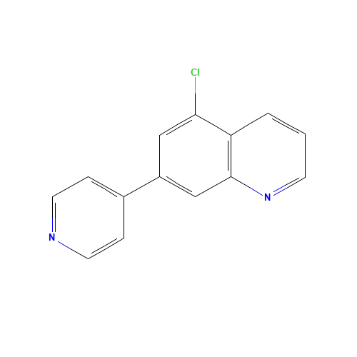 1,6-naphthyridine, 5-chloro-7-(4-pyridinyl)- (CAS: 1211595-82-2) - Related Chemical Product