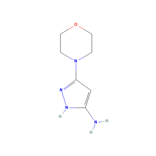 3-(4-Morpholinyl)-1H-pyrazol-5-amine (CAS: 756814-98-9) - Related Chemical Product