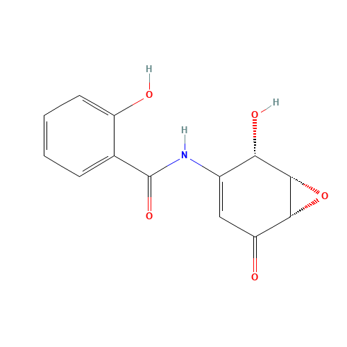 2-hydroxy-N-[(1S,2S,6S)-2-hydroxy-5-oxo-7-oxabicyclo[4.1.0]hept-3-en-3-yl]benzamide (CAS: 287194-40-5) - Related Chemical Product
