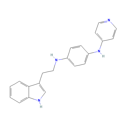N-[2-(1H-Indol-3-yl)ethyl]-N'-(4-pyridinyl)-1,4-benzenediamine (CAS: 881202-45-5) - Related Chemical Product
