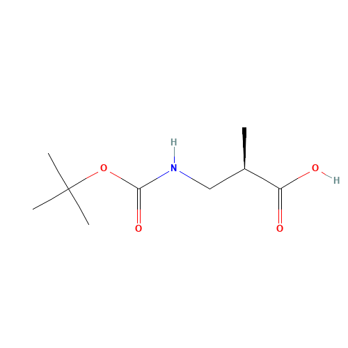 2-Methyl-3-({[(2-methyl-2-propanyl)oxy]carbonyl}amino)propanoic acid (CAS: 132696-45-8) - Related Chemical Product