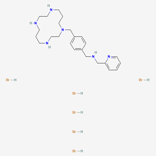 1-(2-Pyridinyl)-N-[4-(1,4,8,11-tetraazacyclotetradecan-1-ylmethyl)benzyl]methanamine (CAS: 185991-07-5) - Related Chemical Product