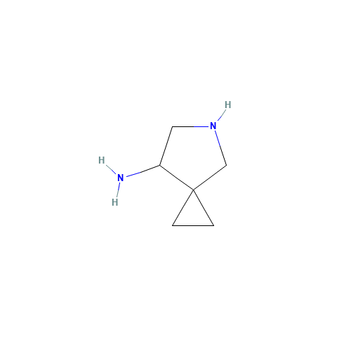 5-Azaspiro[2.4]heptan-7-aMine (CAS: 129306-03-2) - Chemical Structure and Molecular Formula 
