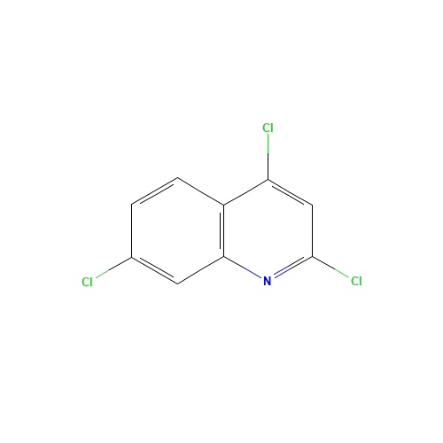 2,4,7-trichloroquinoline (CAS: 1677-49-2) - Chemical Structure and Molecular Formula 