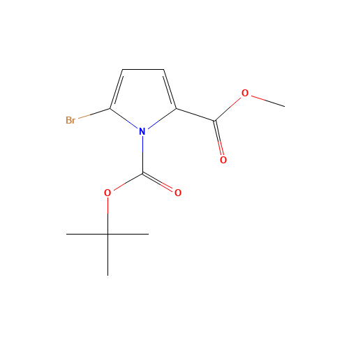 2-Bromo-1-carboxy-5-(methoxycarbonyl)-1-(2-methyl-2-propanyl)-1H-1λ5-pyrrol-1-yl (CAS: 924708-81-6) - Related Chemical Product