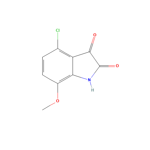 4-Chloro-7-methoxy-1H-indole-2,3-dione (CAS: 60706-07-2) - Related Chemical Product