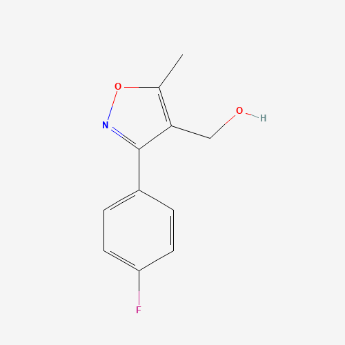 [3-(4-Fluoro-phenyl)-5-methyl-isoxazole-4-yl]-methanol (CAS: 1018297-63-6) - Related Chemical Product