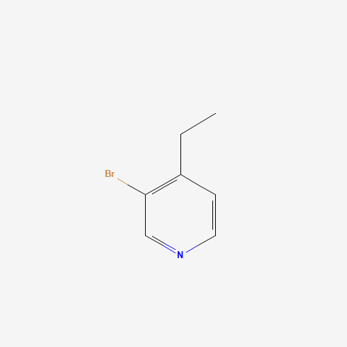 3-Bromo-4-ethylpyridine (CAS: 38749-76-7) - Chemical Structure and Molecular Formula 