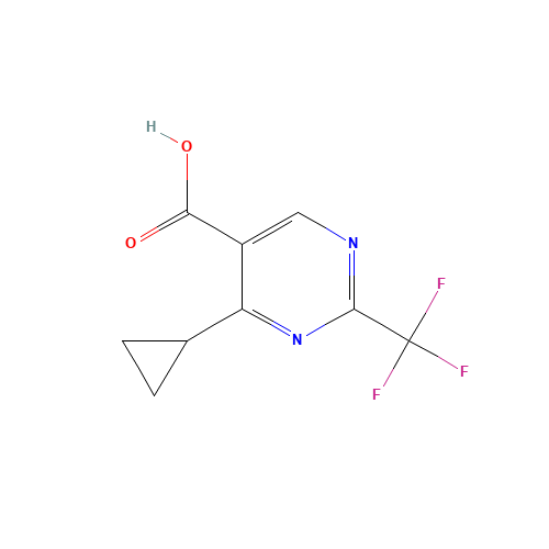 4-Cyclopropyl-2-(trifluoromethyl)pyrimidine-5-carboxylic acid (CAS: 914201-19-7) - Related Chemical Product