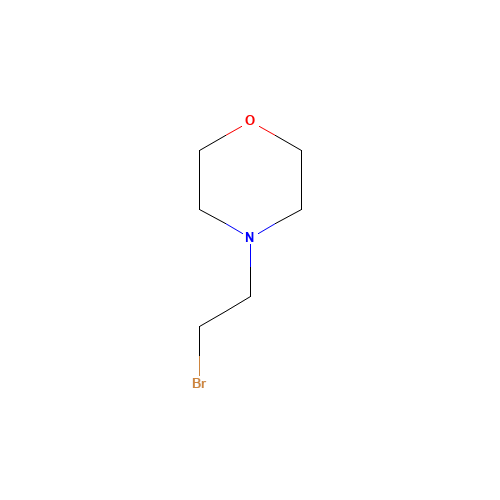 4-(2-Bromoethyl)morpholine (CAS: 89583-07-3) - Chemical Structure and Molecular Formula 