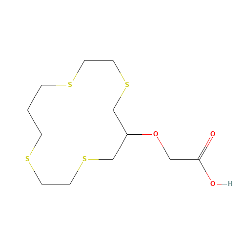 (1,4,8,11-Tetrathiacyclotetradecan-6-yloxy)acetic acid (CAS: 162316-50-9) - Related Chemical Product