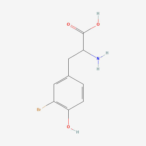 3-Bromotyrosine (CAS: 54788-30-6) - Chemical Structure and Molecular Formula 