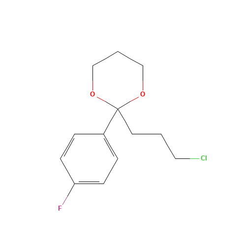 2-(3-Chloropropyl)-2-(4-fluorophenyl)-1,3-dioxane (CAS: 4497-36-3) - Related Chemical Product