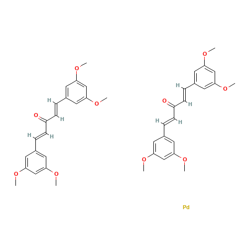 (1E,4E)-1,5-Bis(3,5-dimethoxyphenyl)-1,4-pentadien-3-one - palladium (2:1) (CAS: 811862-77-8) - Related Chemical Product