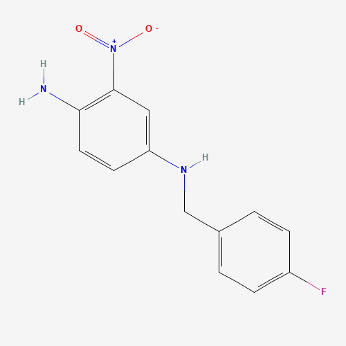 2-Amino-5-[(4-fluorobenzyl)amino]-1-nitrobenzene (CAS: 150812-21-8) - Related Chemical Product