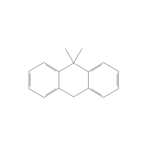 9,9-Dimethyl-9,10-dihydroanthracene (CAS: 42332-94-5) - Chemical Structure and Molecular Formula 