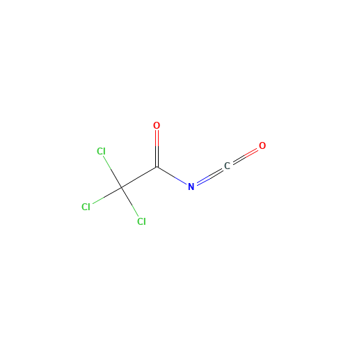 Trichloroacetyl isocyanate (CAS: 3019-71-4) - Chemical Structure and Molecular Formula 
