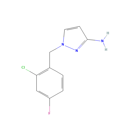 1-(2-chloro-4-fluorobenzyl)-1H-pyrazol-3-amine (CAS: 1001757-50-1) - Related Chemical Product