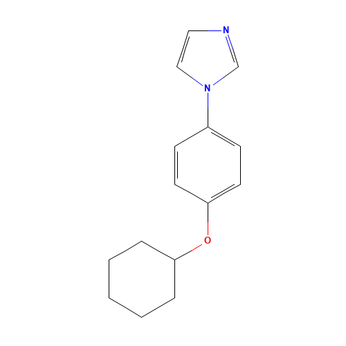 1-[4-(Cyclohexyloxy)phenyl]-1H-imidazole (CAS: 502656-64-6) - Related Chemical Product