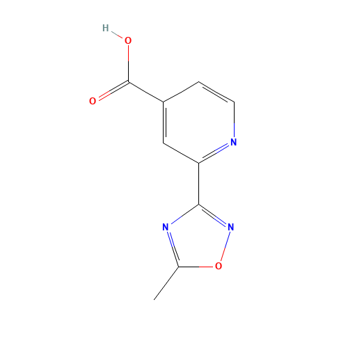 2-(5-Methyl-1,2,4-oxadiazol-3-yl)isonicotinic acid (CAS: 859155-80-9) - Related Chemical Product