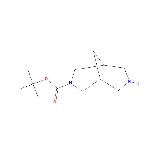 2-Methyl-2-propanyl 3,7-diazabicyclo[3.3.1]nonane-3-carboxylate (CAS: 227940-72-9) - Chemical Structure and Molecular Formula 