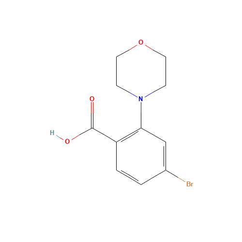 4-Bromo-2-(morpholin-4-yl)benzoic acid (CAS: 1099687-03-2) - Related Chemical Product