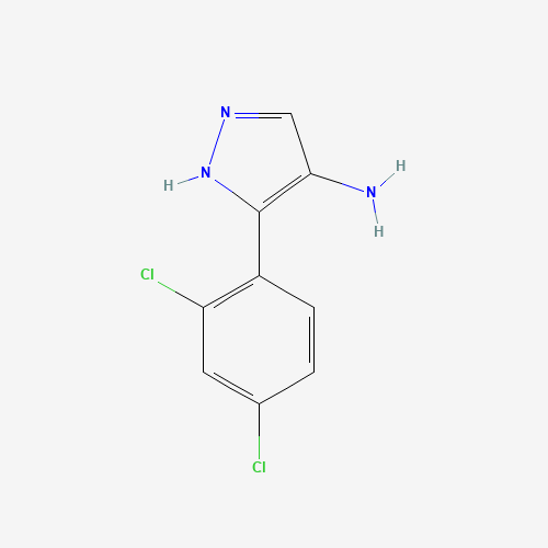 5-(2,4-Dichlorophenyl)-1H-pyrazol-4-amine (CAS: 268547-51-9) - Related Chemical Product
