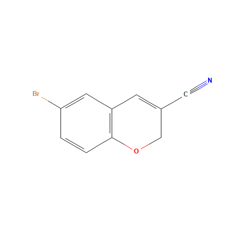 6-bromo-2H-chromene-3-carbonitrile (CAS: 57543-68-7) - Chemical Structure and Molecular Formula 