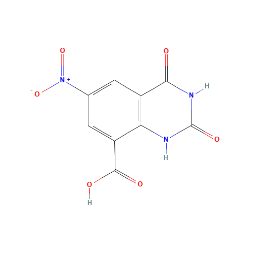 6-Nitro-2,4-dioxo-1,2,3,4-tetrahydro-8-quinazolinecarboxylic acid (CAS: 331646-89-0) - Related Chemical Product