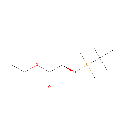 Ethyl (2S)-2-{[dimethyl(2-methyl-2-propanyl)silyl]oxy}propanoate (CAS: 106513-42-2) - Related Chemical Product