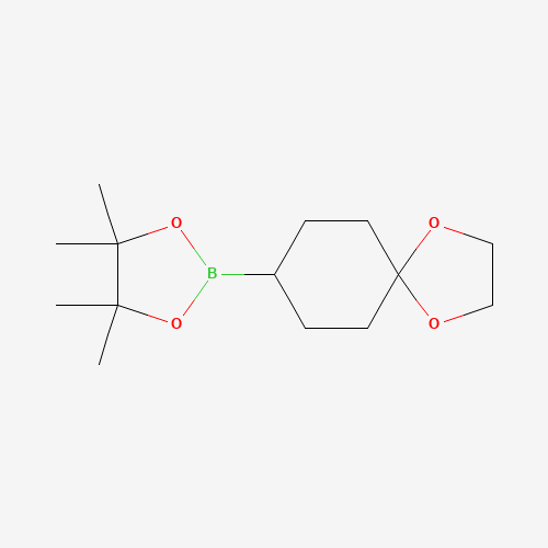 8-(4,4,5,5-Tetramethyl-1,3,2-dioxaborolan-2-yl)-1,4-dioxaspiro[4.5]decane (CAS: 1106871-37-7) - Related Chemical Product