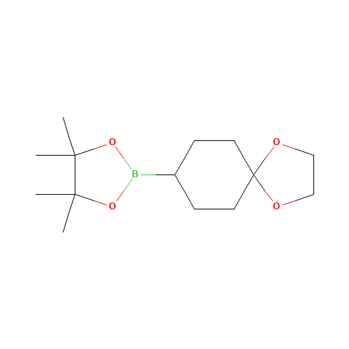 8-(4,4,5,5-Tetramethyl-1,3,2-dioxaborolan-2-yl)-1,4-dioxaspiro[4.5]decane (CAS: 1106871-37-7) - Related Chemical Product