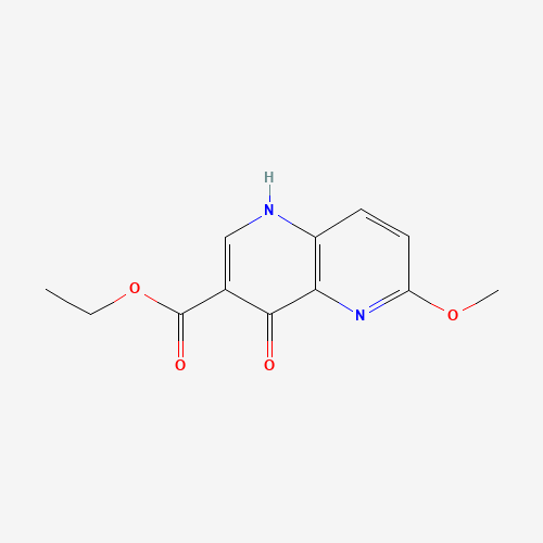 4-Hydroxy-6-methoxy-[1,5]naphthyridine-3-carboxylic acid ethyl ester (CAS: 53241-92-2) - Related Chemical Product