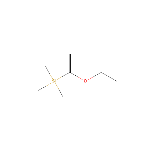 (1-Ethoxyvinyl)(trimethyl)silane (CAS: 81177-92-6) - Chemical Structure and Molecular Formula 