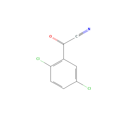 (2,5-Dichlorophenyl)(oxo)acetonitrile (CAS: 64985-85-9) - Chemical Structure and Molecular Formula 
