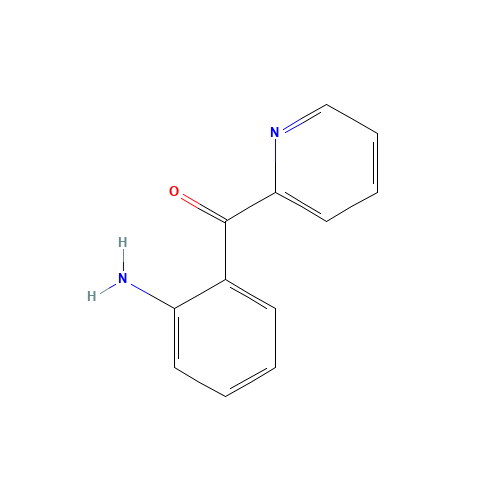 (2-Aminophenyl)(pyridin-2-yl)methanone (CAS: 42471-56-7) - Chemical Structure and Molecular Formula 