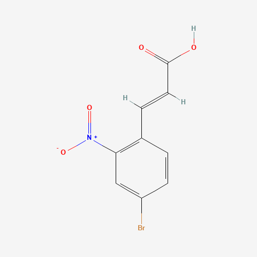 (2E)-3-(4-Bromo-2-nitrophenyl)acrylic acid (CAS: 20357-30-6) - Related Chemical Product