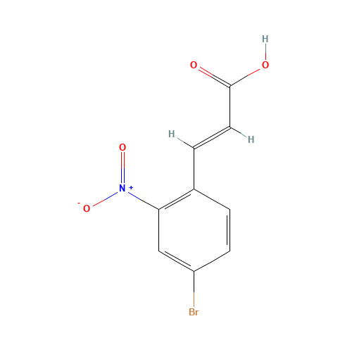 (2E)-3-(4-Bromo-2-nitrophenyl)acrylic acid (CAS: 20357-30-6) - Related Chemical Product