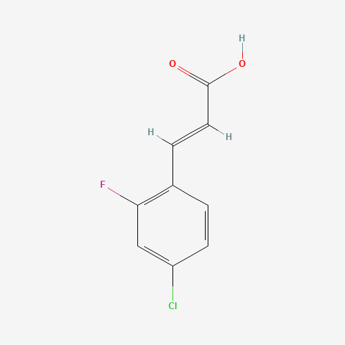 (2E)-3-(4-Chloro-2-fluorophenyl)acrylic acid (CAS: 312693-55-3) - Related Chemical Product