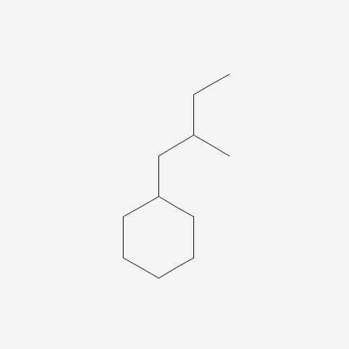 (2-Methylbutyl)cyclohexane (CAS: 54105-77-0) - Chemical Structure and Molecular Formula 