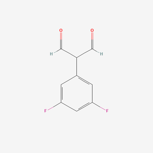 (3,5-Difluorophenyl)malonaldehyde (CAS: 493036-46-7) - Chemical Structure and Molecular Formula 