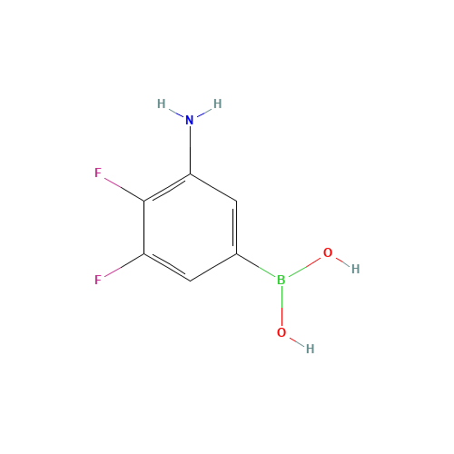 (3-Amino-4,5-difluorophenyl)boronic acid (CAS: 1072952-10-3) - Related Chemical Product
