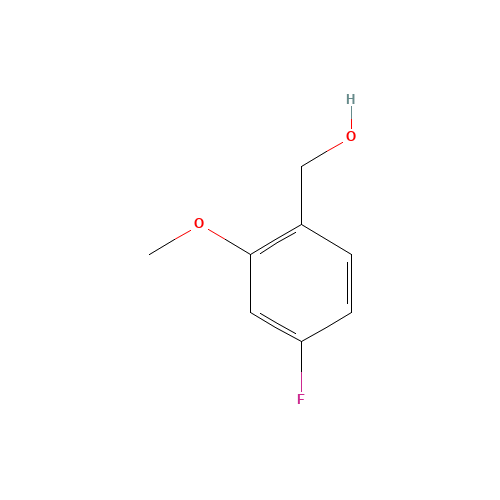 (4-Fluoro-2-methoxyphenyl)methanol (CAS: 157068-03-6) - Chemical Structure and Molecular Formula 