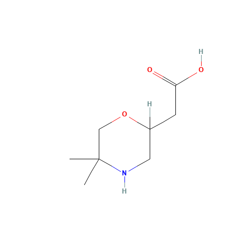 (5,5-Dimethyl-2-morpholinyl)essigs?ure (CAS: 180863-28-9) - Related Chemical Product
